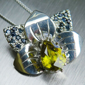 【送料無料】ネックレス　titaniteチタン9ct 14k 18kバラゴールドランペンダントnatural titanite sphene 9ct 14k 18k yellow white rose gold orchid pendant