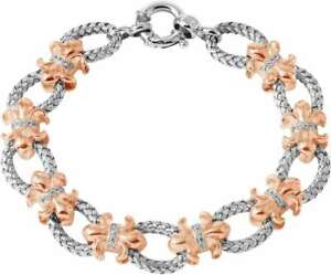 【送料無料】ネックレス　シャルルガルニエピンクブレスレットコランダムcharles garnier 75 pink 925 silver fleurdelis bracelet created corundum｜hokushin