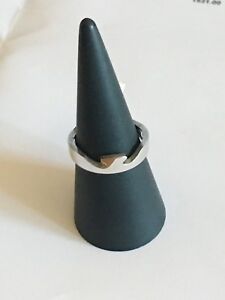 【貨物輸送無料】首飾り ゲオルクイェンセンホワイトゴールドエンドフュージョンリングgeorg jensen 18コンピュータ断層撮影法 white gold end fusion ring