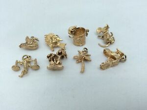 【送料無料】ネックレス ゴールドビンテージコレクションa vintage collection of 9ct gold charms|hokushin