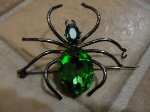 【送料無料】ネックレス ビンテージブラザーズクモブローチrare vintage large sterling silver hallmarked wbs ward bros spider brooch|hokushin