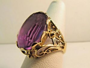 【送料無料】ネックレス ソリッドゴールドアメジストディナーリングサイズ14k solid gold 65ct amethyst dinner ring size 65 save 600 r157|hokushin