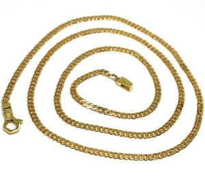 【送料無料】ネックレス チェーンイェローゴールドネックレス18k 750gourmette50cm|hokushin