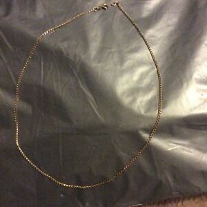 【送料無料】ネックレス　ゴールドインチチェーン9ct gold 18inch chain great gift raise money 4 cancer
