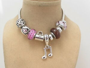 【送料無料】ネックレス　10chamiliaスターリング925チャームchamilia sterling silver 925 charm bracelet with 10 charms