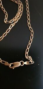 【送料無料】ネックレス ktソリッドローズゴールドファインチェーンアドイン9ct9kt 375 solid rose gold fine chain 20ins 267g gc|hokushin