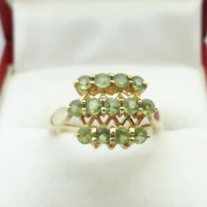 【送料無料】ネックレス イエローゴールドアレクサンドライトクラスタリングリングサイズ9ct yellow gold 078ct alexandrite cluster ring, uk ring size n 12|hokushin