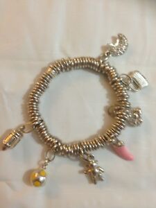 【送料無料】ネックレス　ロンドンブレスレットシルバーリンクheavy links of london bracelet silver 925 and 7 charms