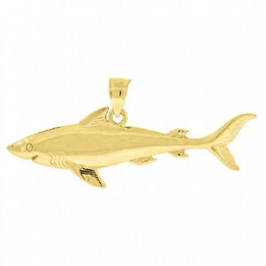 送料無料 頚飾 ペンダントソリッドイエローゴールドサメペンダントソリッドゴールドshark Pendant 10k Solid Yellow Gold Shark Charm Pendant 10k Solid Gold Onpointchiro Com