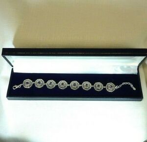 【送料無料】ネックレス　アレクサンドライトスターリングシルバーアジャスタブルブレスレット784 ct created alexandrite sterling silver filigree adjustable bracelet