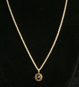 【送料無料】ネックレス　ルビーペンダント9ctゴールド9ct gold chain with ruby pendant