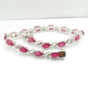 【送料無料】ネックレス　free express shipping925ruby czfree express shipping womens jewelry bracelet 925 solid silver genuine ruby cz