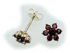 【送料無料】ネックレス イヤリングゴールドガーネットイヤリングイエローゴールドレディースearrings m granat in gold 333 garnet earrings yellow gold quality ladies 6894|hokushin