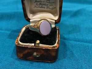 【送料無料】ネックレス　ヴィンテージゴールドチェスターvintage 9ct gold sardonyx signet ring chester 1958