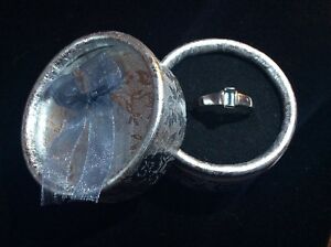 【送料無料】ネックレス ホワイトゴールドトパーズリングbeautiful 9ct white gold and topaz ring|hokushin