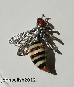 送料無料 ネックレス バルトシルバースズメバチペンダントhuge Baltic Amber Wasp Pendant On Silver 925 Painfreepainrelief Com