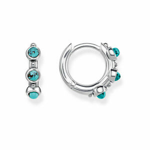 【送料無料】ネックレス　トーマスミニターコイズフープthomas sabo mini turquoise hoops cr61487817
