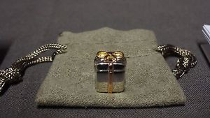 【送料無料】ネックレス ウェールズシルバーローズゴールドビード¥welsh clogau silver amp; rose gold present bead charm rrp 189|hokushin