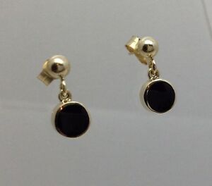 【送料無料】ネックレス ウィットビージェットゴールドドロップイヤリングハンドメイド whitby jet and 9ct gold drop earrings jgd500 handmade in whitby|hokushin