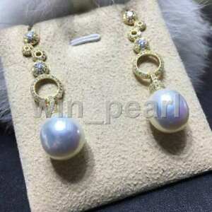 【送料無料】ネックレス　ホワイトバロックサウスシーパールシルバーイヤリングhuge 1112mm white baroque keshi reborn south sea pearl silver earring｜hokushin