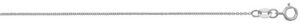 【送料無料】ネックレス　ホワイトゴールドケーブルチェーン18ct white gold cable chain
