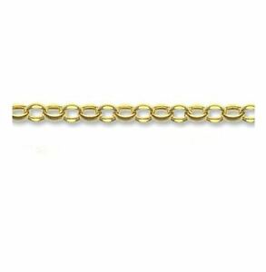 【送料無料】ネックレス イエローゴールドベルチャーリンクチェーンインチhallmarked 9ct yellow gold 34mm belcher link chain choose length buy per inch|hokushin
