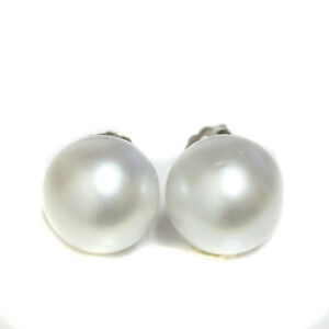 【送料無料】ネックレス スタッドイヤリングkゴールドホワイトsouth sea pearl stud earrings 14k gold 13mm round white|hokushin