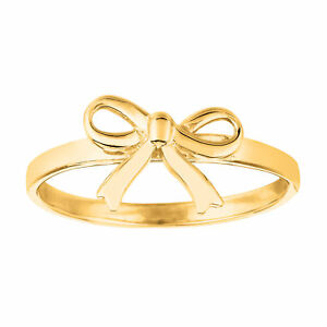 【送料無料】ネックレス 14kイェローゴールドサイズ714k yellow gold bow design ring, size 7|hokushin