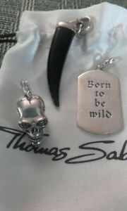 【送料無料】ネックレス thomas sabo perfect set of3large solidcharmsthomas sabo perfect set of 3 large solid silver charms