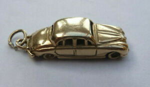 【送料無料】ネックレス　ヴィンテージゴールドジャガーペンダントソリッドvintage 9ct gold jaguar car charmpendant heavy solid 44g