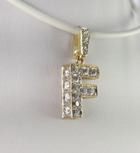 【送料無料】ネックレス　ゴールドペンダント9ct gold letter f pendant with cz stones 3d｜hokushin 31,187円