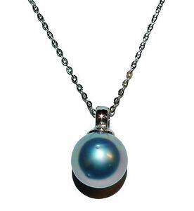 【送料無料】ネックレス　ホワイトゴールドペンダントチェーンfully hallmarked 18ct white gold amp; freshwater pearl pendant amp; chain was 160 31,187円