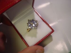【送料無料】ネックレス　ゴールドタンザナイトクラスタサイズincredible 9 ct gold large tanzanite clustertriplegrade asize p so beautiful
