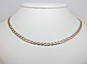【送料無料】ネックレス　リンクチェーンローズゴールド613g fine curb link chain 9ct rose gold 9081t