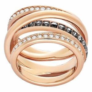 【送料無料】ネックレス　スワロフスキーリングローズゴールドメッキサイズswarovski dynamic ring rose gold plating size 50 5184220