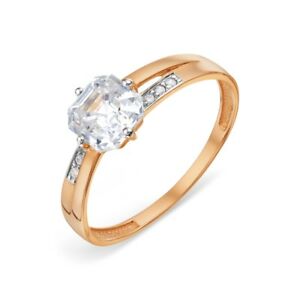 【送料無料】ネックレス　ローズゴールドリングクリスタルスワロフスキー58514ct rose gold ring with crystal swarovski