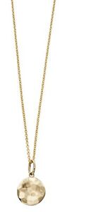 【送料無料】ネックレス チェーンボックス9ctイェローゴールドディスクペンダント9ct yellow gold disc pendant with chain and gift box|hokushin