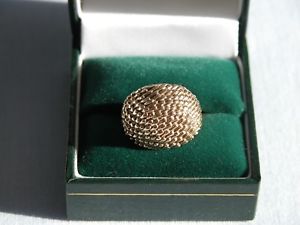 【送料無料】ネックレス　イエローゴールドハリネズミデザインリングサイズstunning whg modernist 9ct yellow gold hedgehog design ring size n 56g