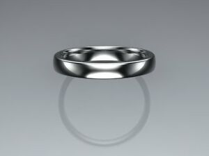 【送料無料】ネックレス　ホワイトゴールドレディースコンフォートコート9ct white gold ladies comfort court wedding ringheavy weight 3mm