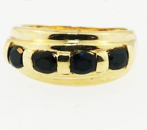 【送料無料】ネックレス イエローゴールドサファイアctリングサイズvintagw 9ct yellow gold sapphire100ct eternity ring size k 75mm wide|hokushin