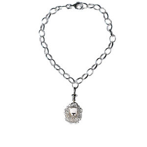 【送料無料】ネックレス テセルヘビーウエイトhandmade silver texel sheep charm and heavyweight silver charm bracelet|hokushin