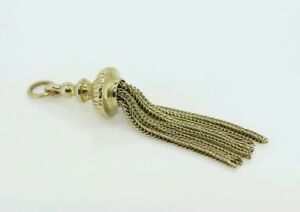 【送料無料】ネックレス　イエローゴールドタッセルペンダント9ct yellow gold tassel pendant