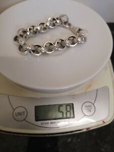 【送料無料】ネックレス　ソリッドスターリングシルバーベルチャーブレスレットグラムsolid sterling silver belcher bracelet 95 58 grams
