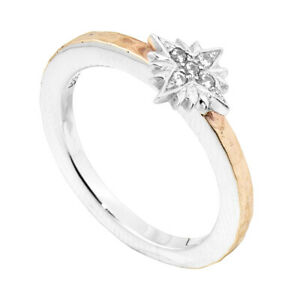 【送料無料】ネックレス　ｋゴールドシンベツレヘムクロスリング listingsilver 925 with pure 9k gold thin ring with star of bethlehem cross amp; zircons 38,870円