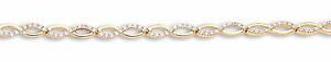 【送料無料】ネックレス 375 9ctホワイト375 9ct yellow, white or rose gold infinity bracelet ladies fully hallmarked|hokushin