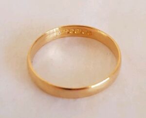 【送料無料】ネックレス　ヴィンテージ22ctイェローゴールドofformsheffield 1997a vintage 22ct yellow gold wedding ring of plain domed formsheffield 1997