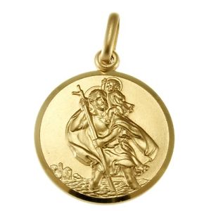 【送料無料】ネックレス　ゴールドセントセントクリストファーペンダントボックスチェーンネックレス 32,487円