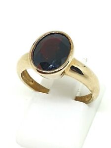 【送料無料】ネックレス　イエローゴールドリングサイズ9ct yellow gold spessartite garner ring size n full hallmarked｜hokushin