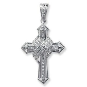 【送料無料】ネックレス　シルバーブリングクロスネックレス｜hokushin 38,870円