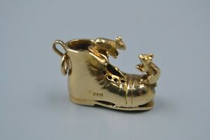 【送料無料】ネックレス　9ct old boot charm